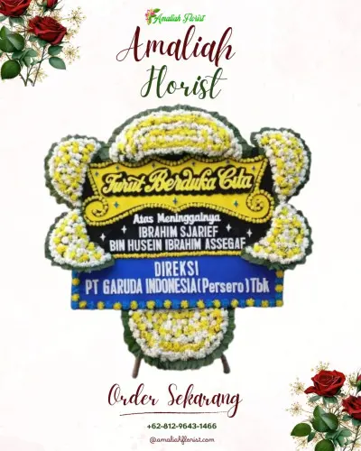 Papan Bunga Duka di Ciputat